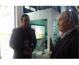 بازدید رئیس سازمان محیط زیست کشور از غرفه شرکت پتروشیمی زاگرس